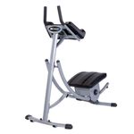 Entrenador Abdominal Ab Coaster PS500 con Contador Digital para Ejercicio Color Gris