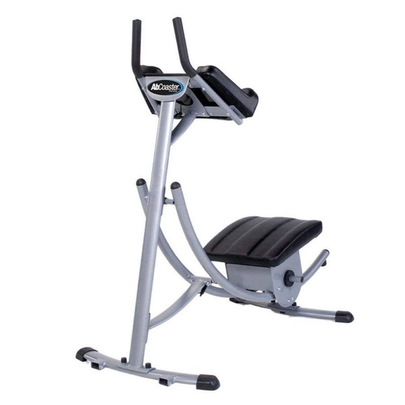 Entrenador Abdominal Ab Coaster PS500 con Contador Digital para Ejercicio Color Gris