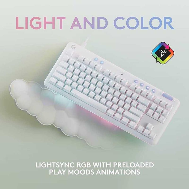 Teclado Mecánico Para Gaming G713 Tkl Blanco - Logitech