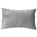 Cojín Relleno Decorativo Gris Claro