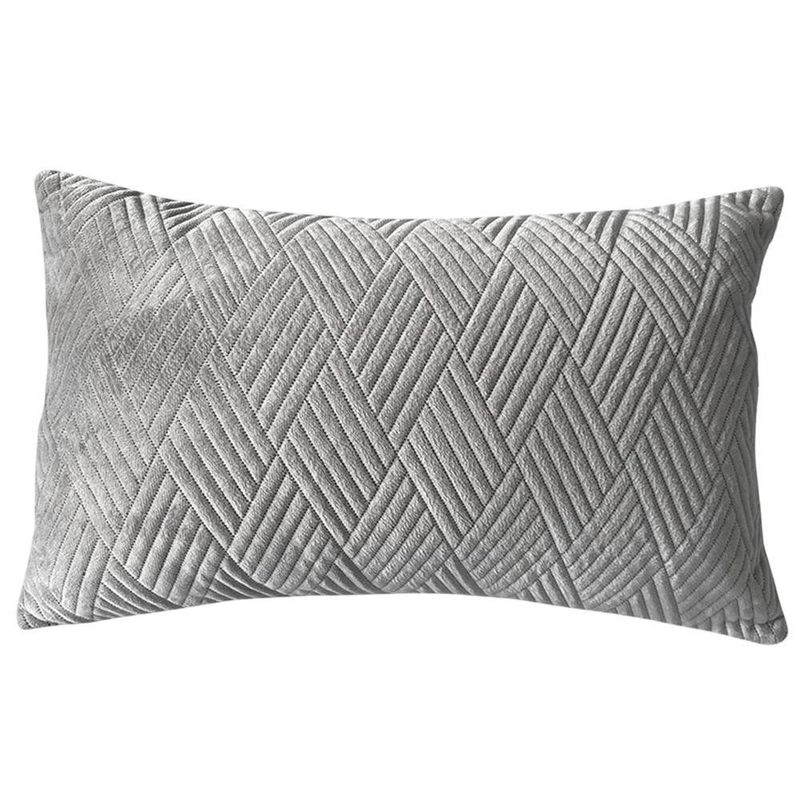 Cojín Relleno Decorativo Gris Claro