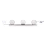 Lámpara Decorativa Led Para Baño 3 Spots 10 W - Volteck