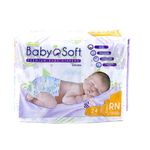 Pañal Desechable Talla Recién Nacido 24 Unidades - Baby Soft