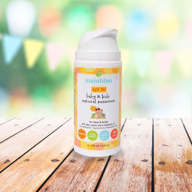 Bloqueador Solar Mineral SPF 30 Baby & Kids - Mámbino Organics