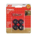 Antideslizante Negro Con Tornillo De 1