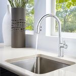 Mezcladora Raya Monomando Para Cocina Plateado - Pfister