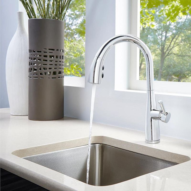 Mezcladora Raya Monomando Para Cocina Plateado - Pfister