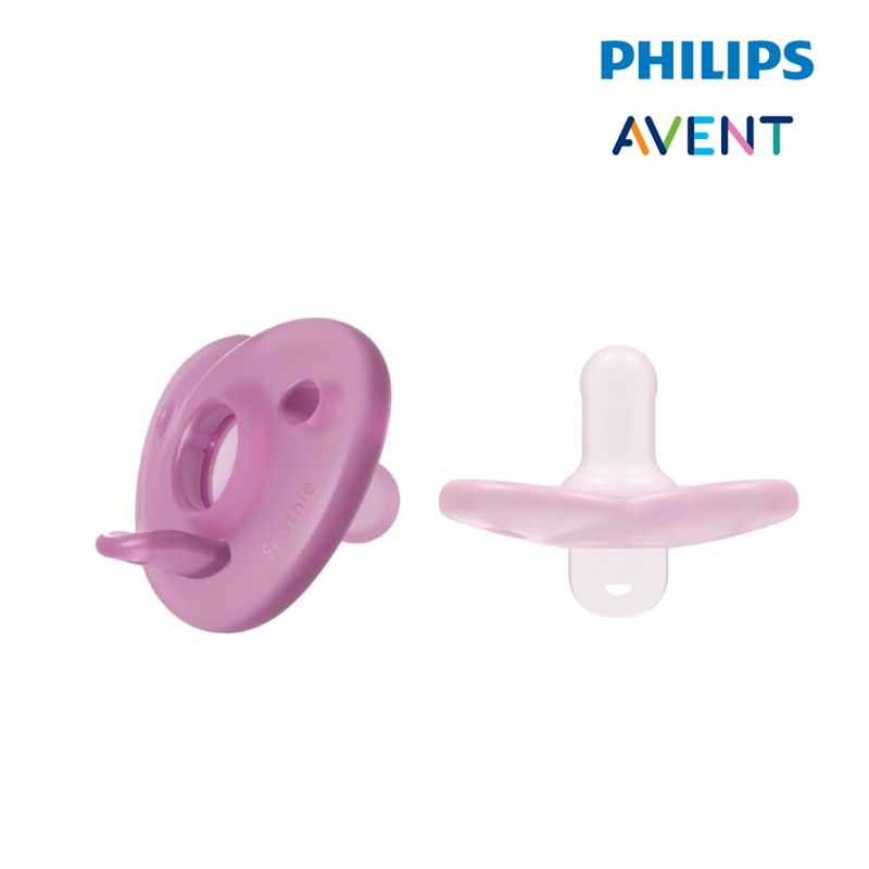 Pacificador Soothie Corazón Rosado 2 Pzas 0-6 Meses