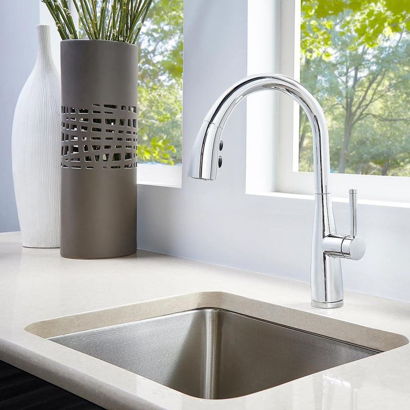 Mezcladora Raya Monomando Para Cocina Plateado - Pfister