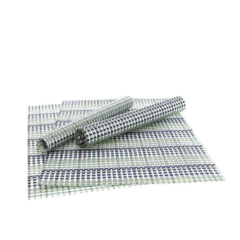 Set de 4 Individuales Color  Verde de 45 x 30 Cm