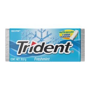Goma de Mascar Trident Sabor Freshmint sin Azúcar con Microcápsulas