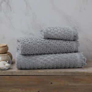 Toalla de Mano Gris 40 x 76 Cm