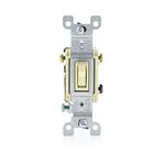 Interr. 3 Vías Sencillo Marfil - Leviton