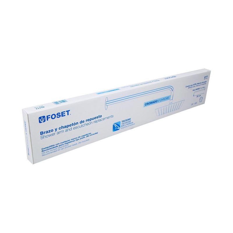 Brazo para Ducha Cromado 50 Cm - Foset