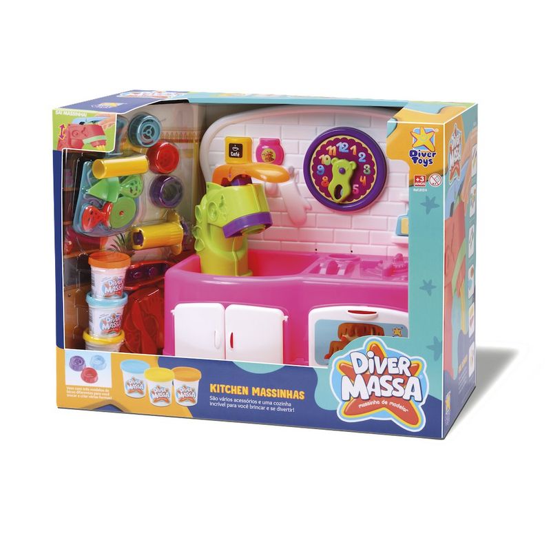Set De Cocina Con Plasticina - Diver Toys