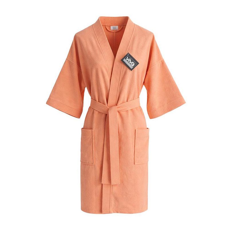 Bata de Baño Unisex Color Melón Talla Única