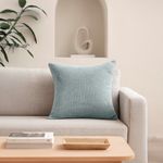 Cojín Relleno con Tejido Relajante Verde Menta Claro 40 x 40 Cm