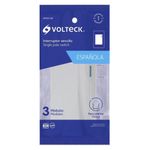 Interruptor Sencillo Blanco 1 Módulo 1 Pza - Volteck