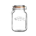 Frasco De Vidrio Cuadrado Con Clip 1.5 Lts - Kilner