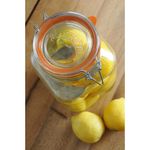 Frasco De Vidrio Cuadrado Con Clip 1.5 Lts - Kilner