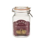 Frasco De Vidrio Cuadrado Con Clip 1.5 Lts - Kilner