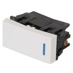 Interruptor Sencillo Blanco 3 Módulos - Volteck