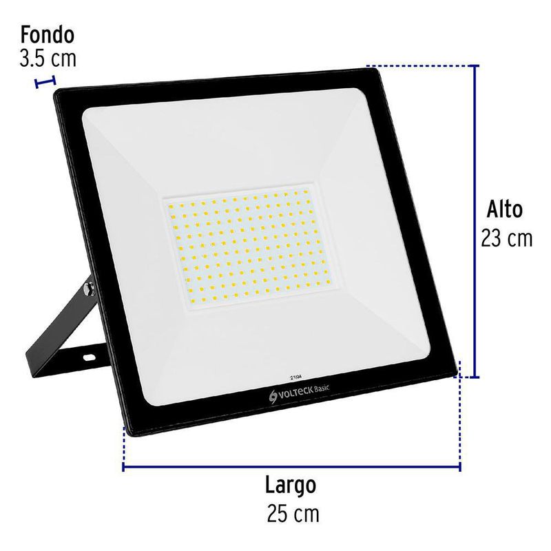 Reflector Ultra Delgado LED Luz De Día 100 W – Volteck