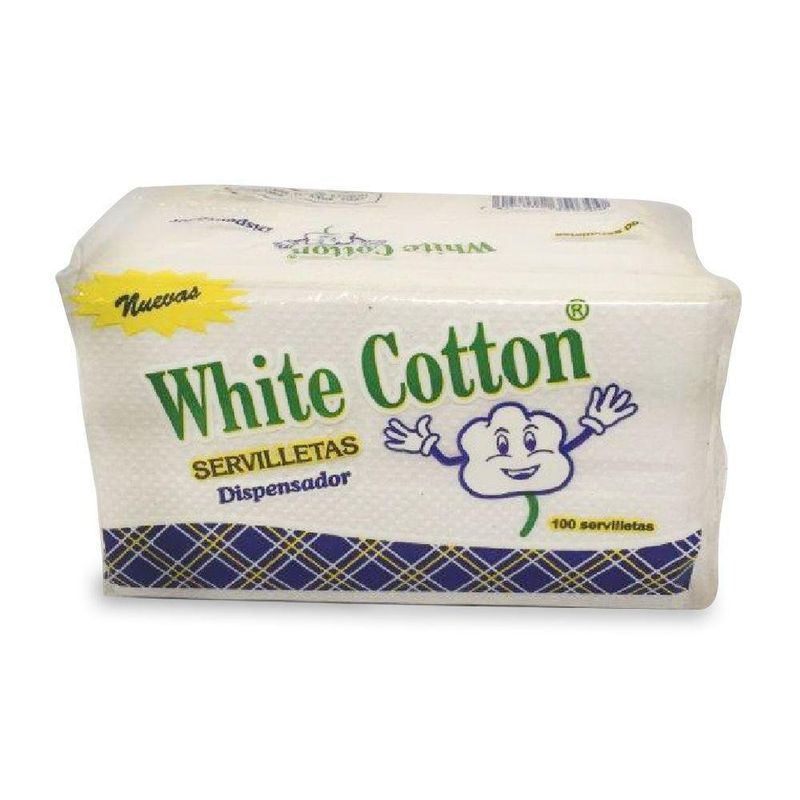 Servilletas De Papel 100 Unidades - White Cotton