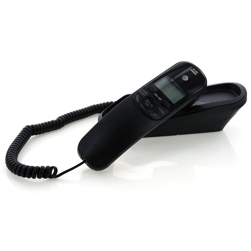 Teléfono Alámbrico con Identificador Color Negro
