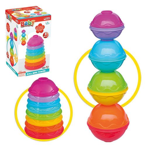 Juego Educativo Mini Torres Y Pelotas - Dede