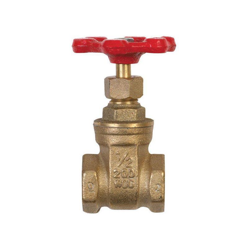 Válvula De Compuerta Latón De 1/2 Plg - B&K Industries
