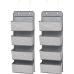 Set De 2 Organizadores Gris Colgables Para Closet - Delta
