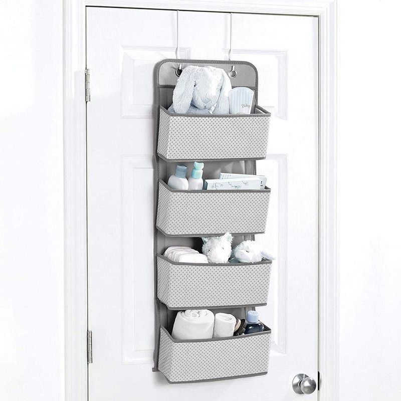 Set De 2 Organizadores Gris Colgables Para Closet - Delta
