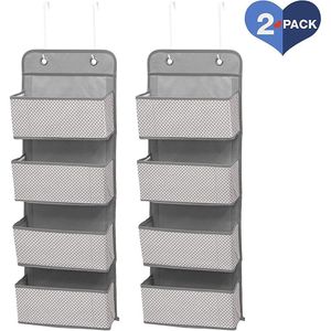 Set De 2 Organizadores Gris Colgables Para Closet - Delta
