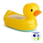 Bañera Inflable Munchkin con Forma de Pato Color Amarillo