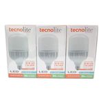 Set De Bombillas Led De Alta Potencia 3 Pzas - Tecnolite