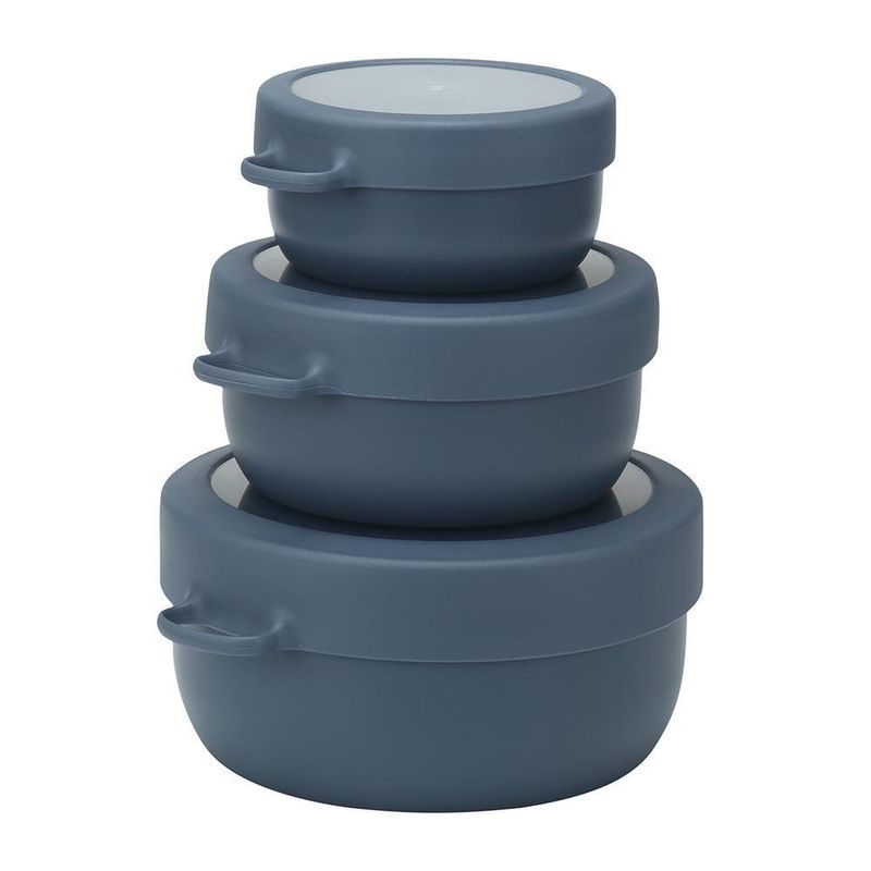 Set de 3 Bowls de Plástico Reciclado Pebble - Hip