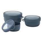 Set de 3 Bowls de Plástico Reciclado Pebble - Hip