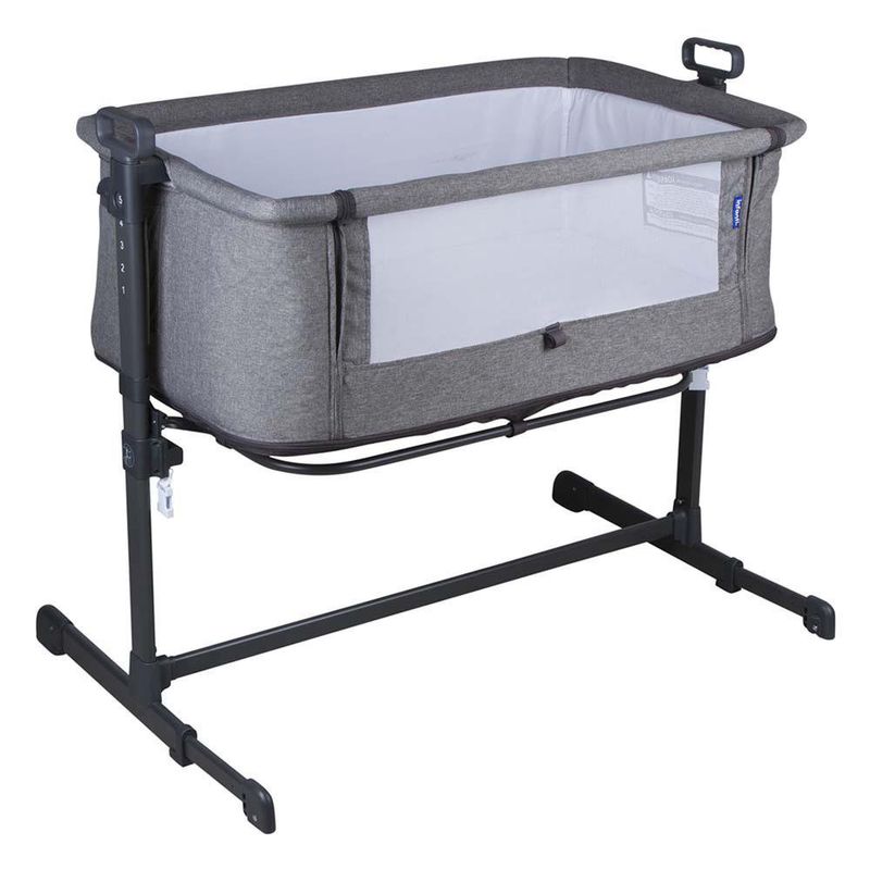 Cuna Colecho Ajustable Gris