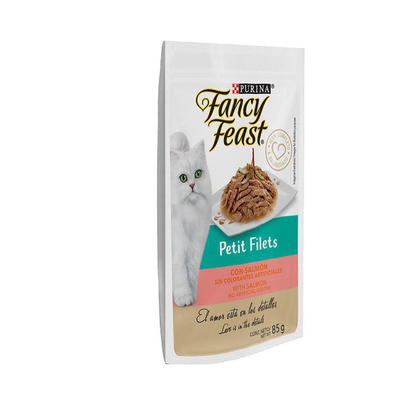 Alimento Para Gatos Purina Fancy Feast Petit Filets Salmón 85 G - Fancy Feast