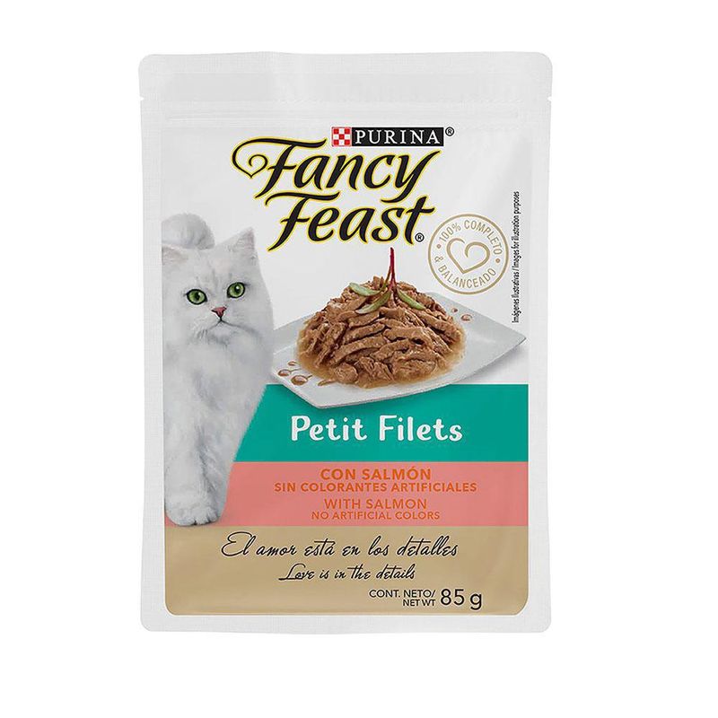 Alimento Para Gatos Purina Fancy Feast Petit Filets Salmón 85 G - Fancy Feast