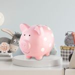 Alcancia Cochinito Puntos Rosa - Pearhead