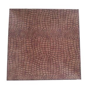 Plato Base Cuadrado Color Madera
