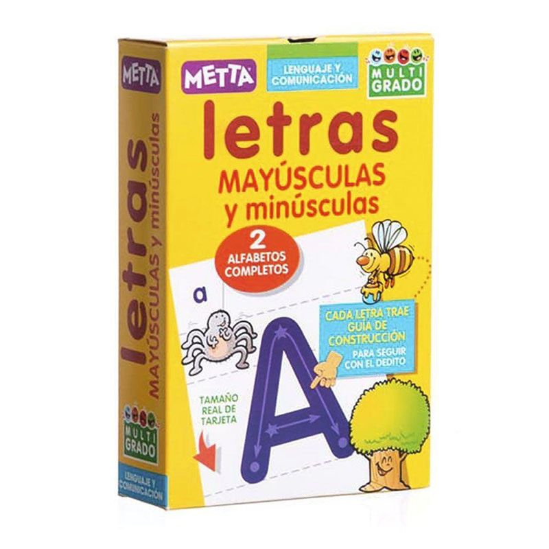 Juego Letras Mayúsculas Y Minúsculas - Metta