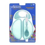 Plato Y Cuchara De Viaje Con Tapadera - Dr. Browns