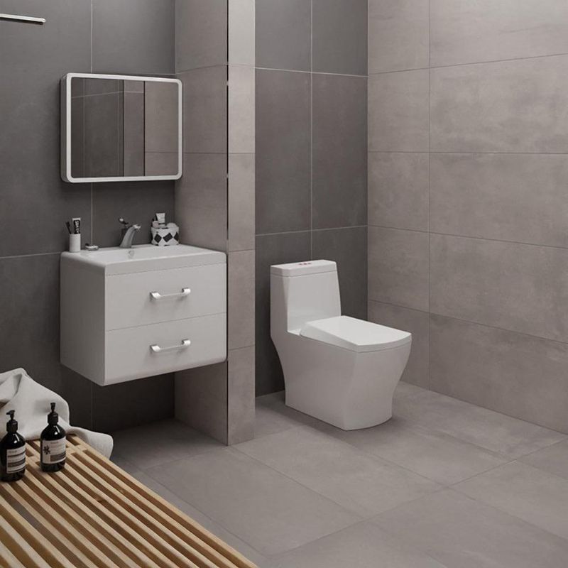 Piso Porcelánico Polaris Nova Gris 45x90 Cm