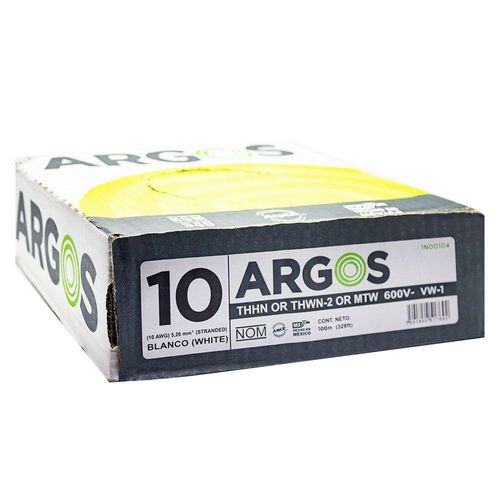 Cable THHN 10 AWG Blanco 100 M