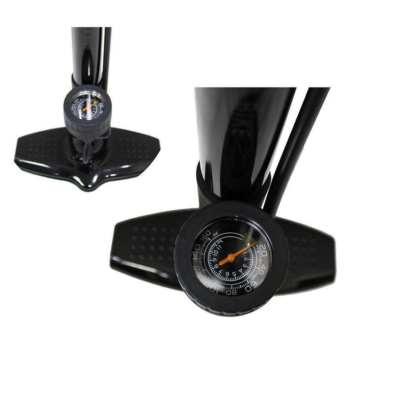 Inflador De Pie Con Marcador - Sbk