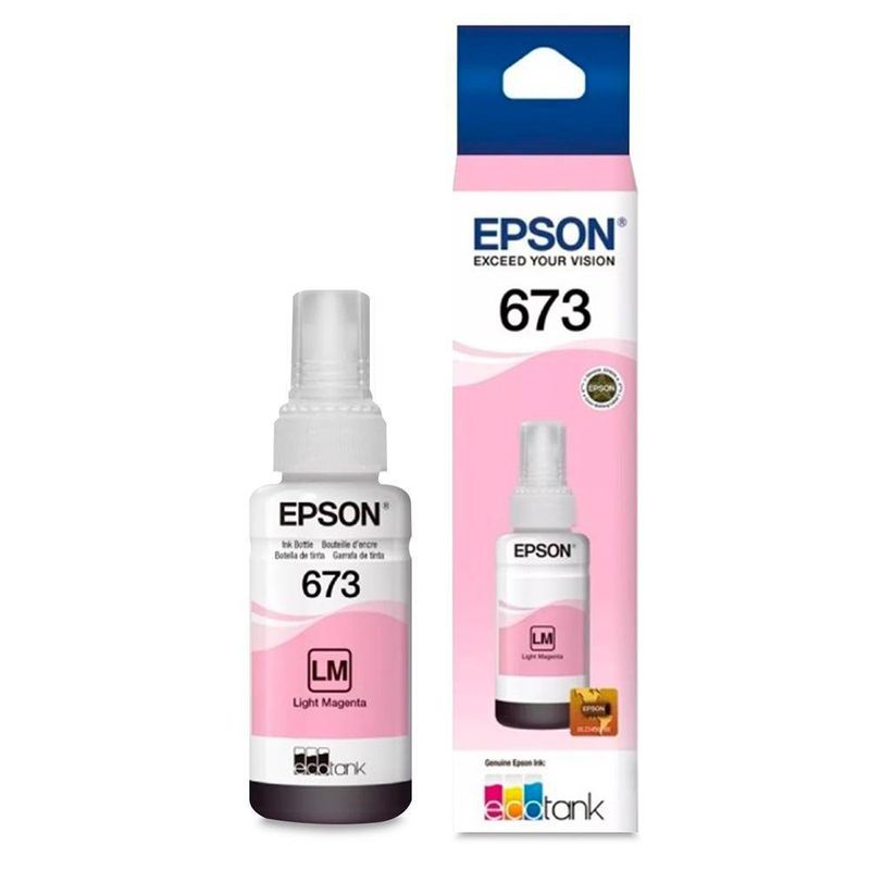Tinta Para Impresora Magenta Claro 70 Ml 673 - Epson