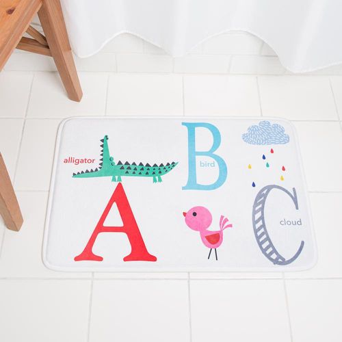 Alfombra para Baño Letras 40X60